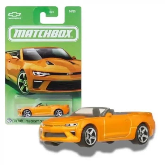Matchbox Temalı Arabalar - 16 CHEVY CAMARO COVERTIBLE JCG55