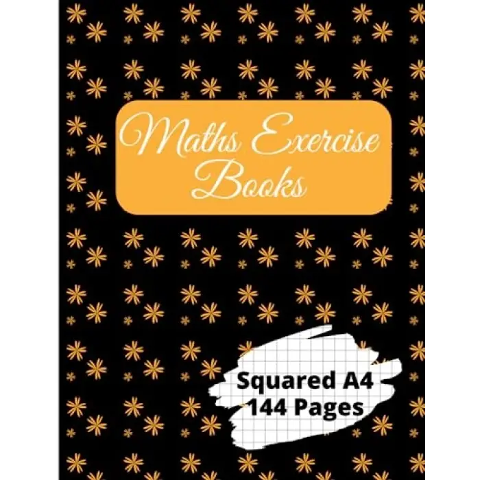 Maths Exercise Books Squared a4: A4 School Exercise Book, 10 mm, 144 Pages, Size at 8.5 x 11 in; 21.59 x 27.94 cm/A4 for adults, teens, and kids