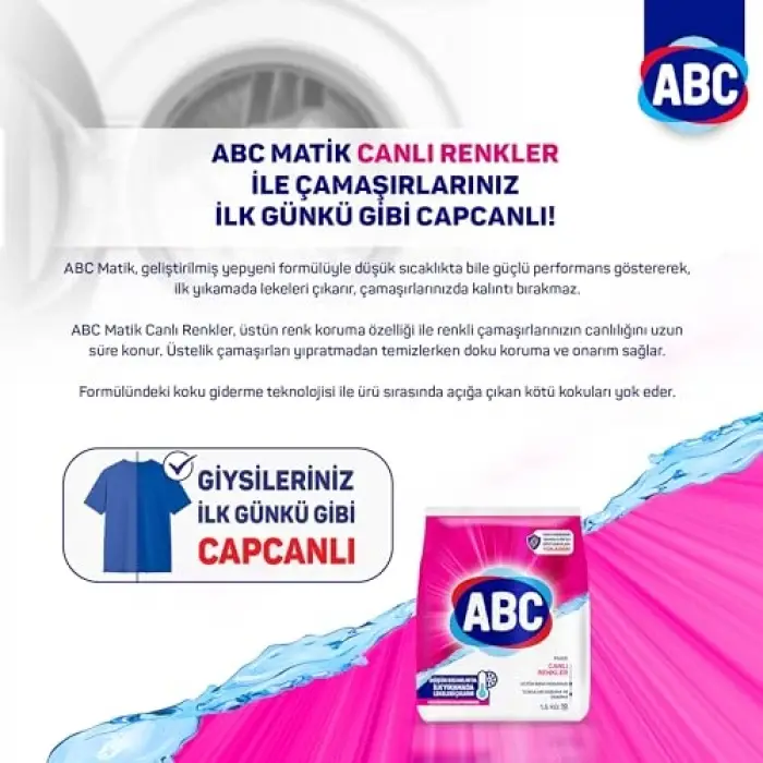 Matik Canlı Renkler, 1,5 Kg