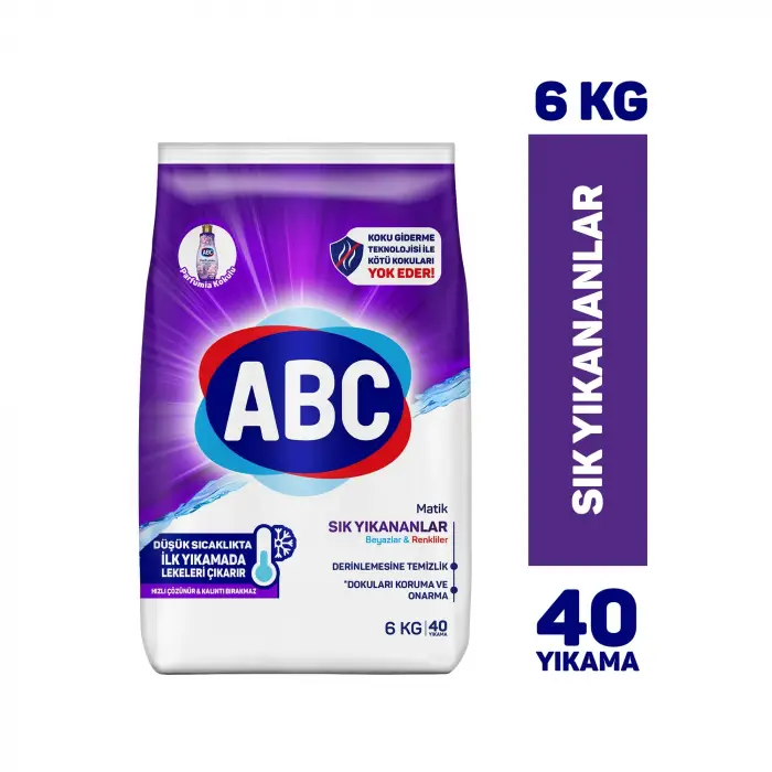 Matik Sık Yıkayanlar Toz Deterjan, 6 Kg