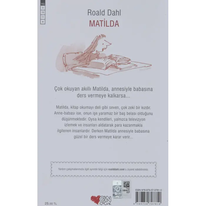 Matilda – 9+ Yaş Çocuk Romanı