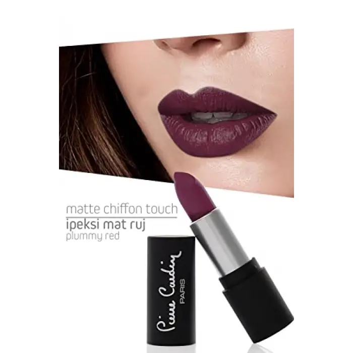 Matte Chiffon Touch Lipstick - Plummy Red -190