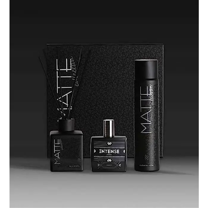 Matte Intense Erkek Parfüm Seti 3lü