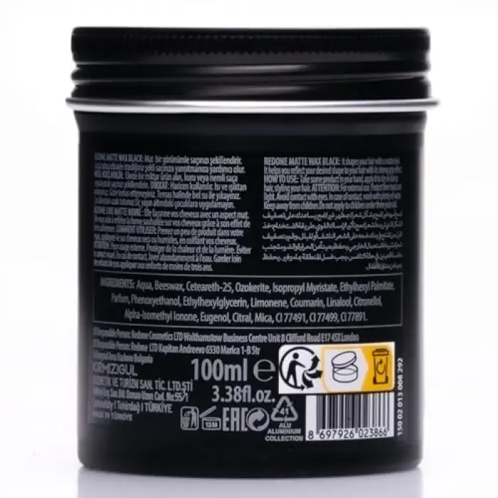 Matte Look Wax Black 100 ML