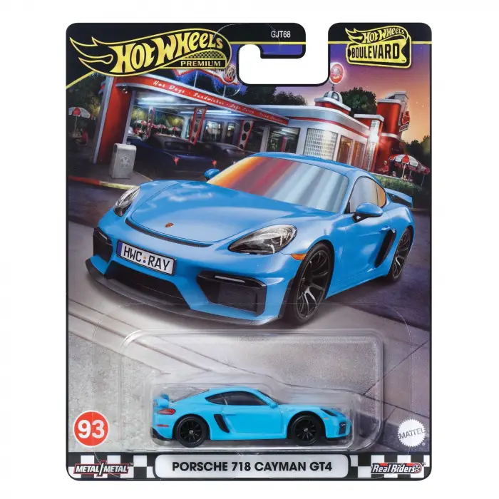 Mattel Hot Wheels Premium 2024 Boulevard Series Porsche 718 Cayman Gt4