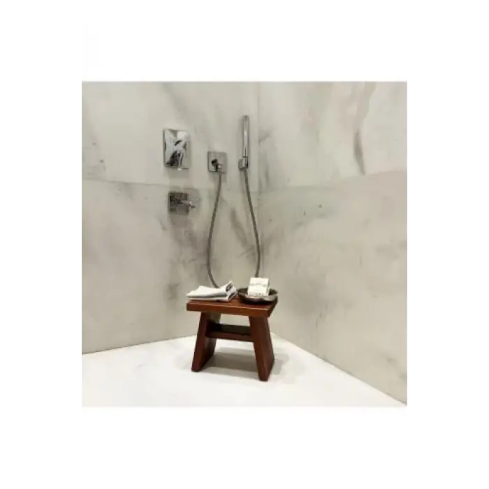Maun Ahşap Banyo Taburesi Oturak (L)