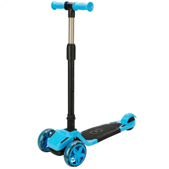 Mavi Katlanabilir, Işıklı 3 Tekerlekli Scooter
