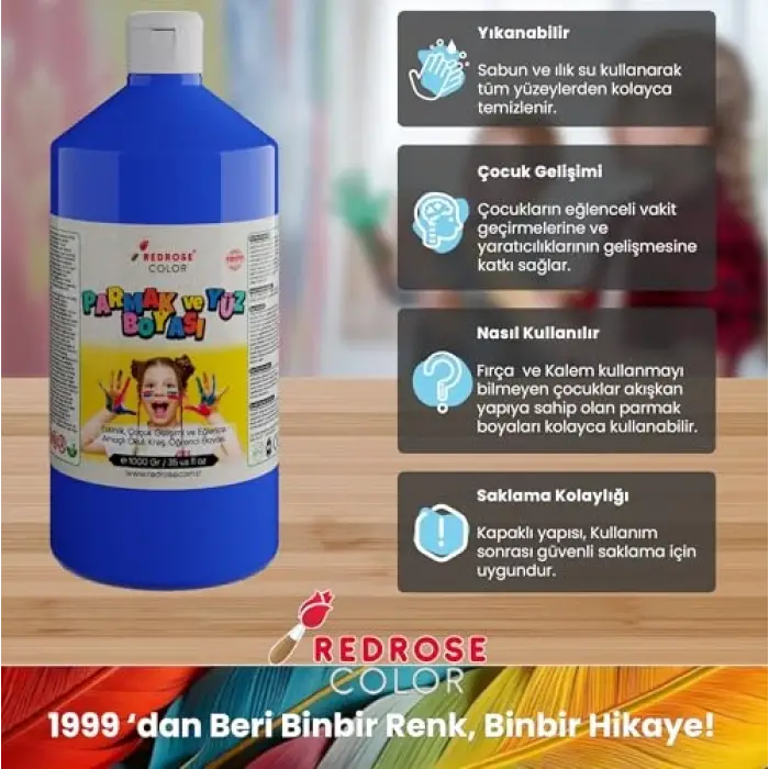 Mavi Parmak Boyası 1000 gr