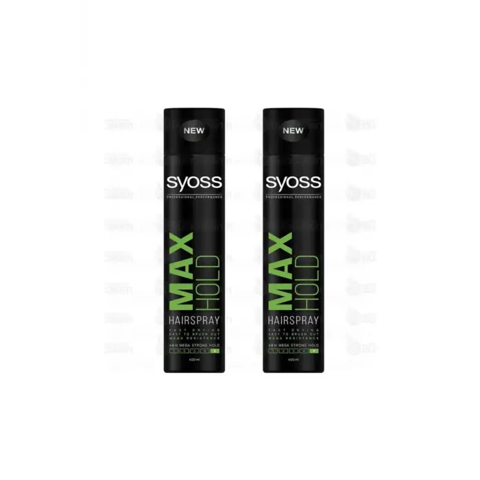 Max Hold Ultra Güçlü Saç Spreyi 400 ml, 2 Adet