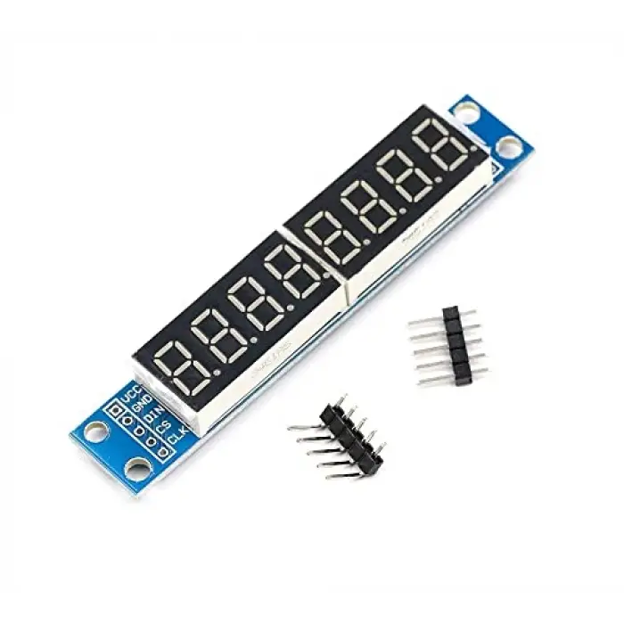 MAX7219 8 Hane Seri 7 Segment Ekran Ekran, 8 Digit Dijital Seri