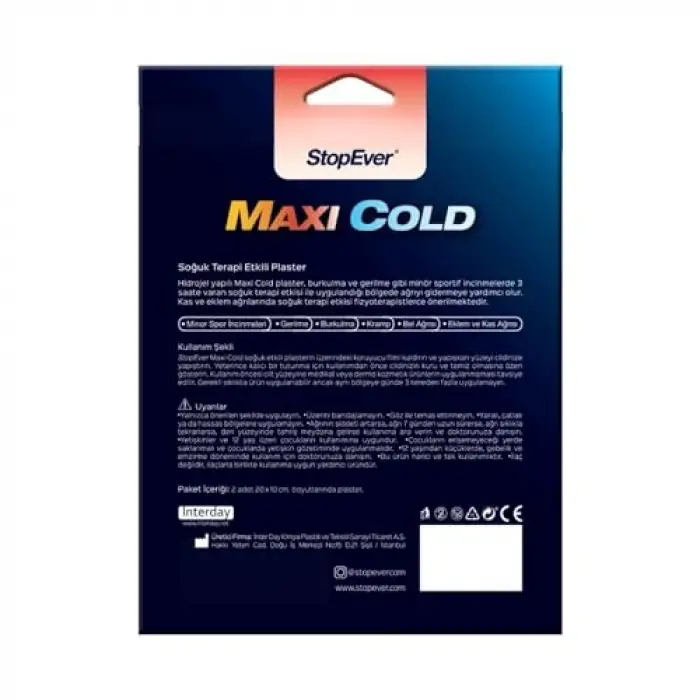 Maxi Cold Soğuk Terapi Plasteri (6 x 2 Adet)
