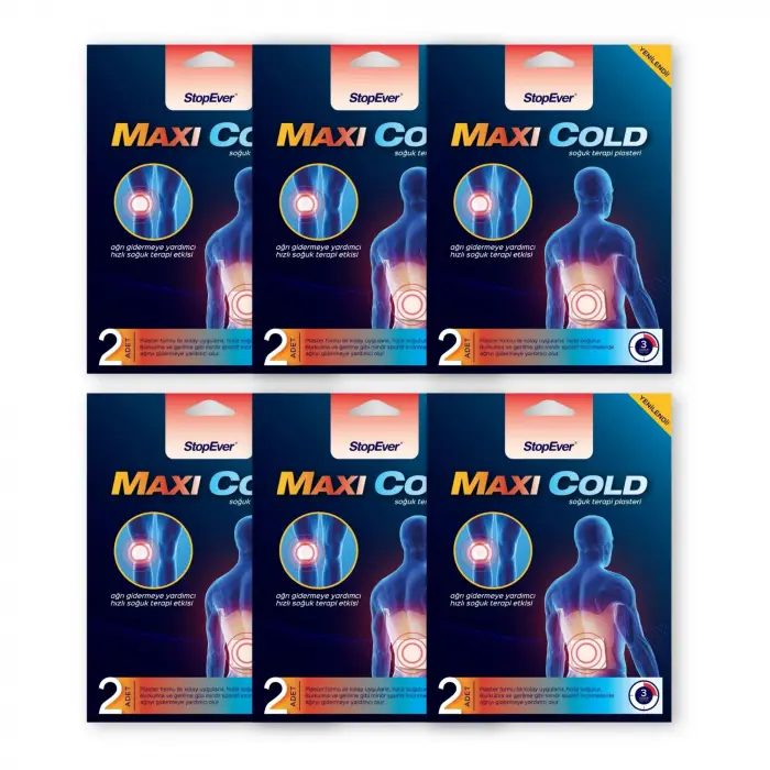 Maxi Cold Soğuk Terapi Plasteri (6 x 2 Adet)