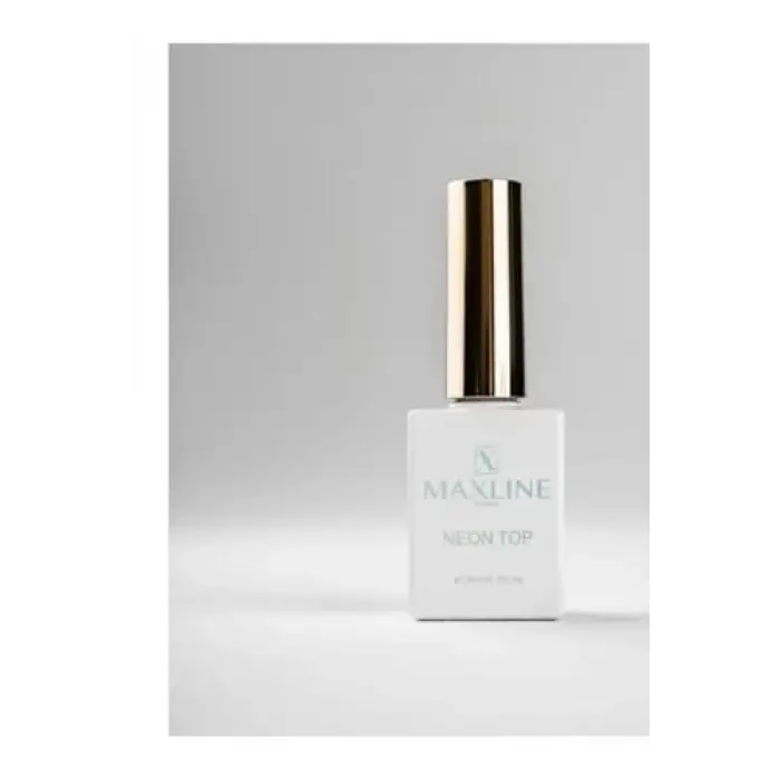Maxline London Neon Luminiscent Top Coat Şeffaf, 15 ml