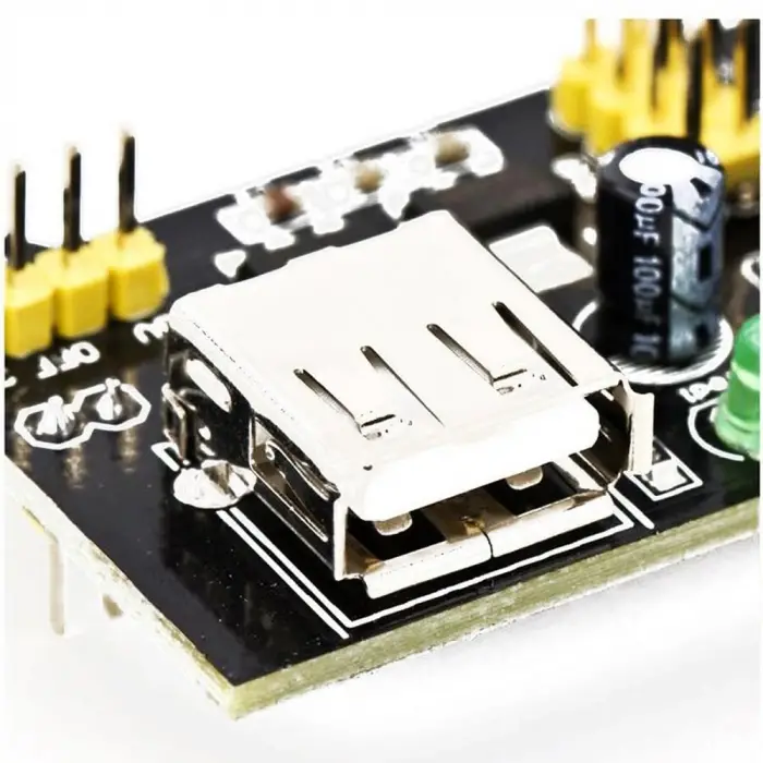MB-102 Breadboard Güç Kaynağı Modülü, 3.3V ve 5V