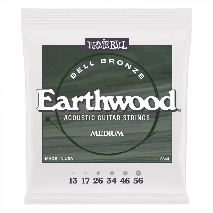 Medium Earthwood Bell Bronz Gitar Telleri, Western Gitar, 13-56