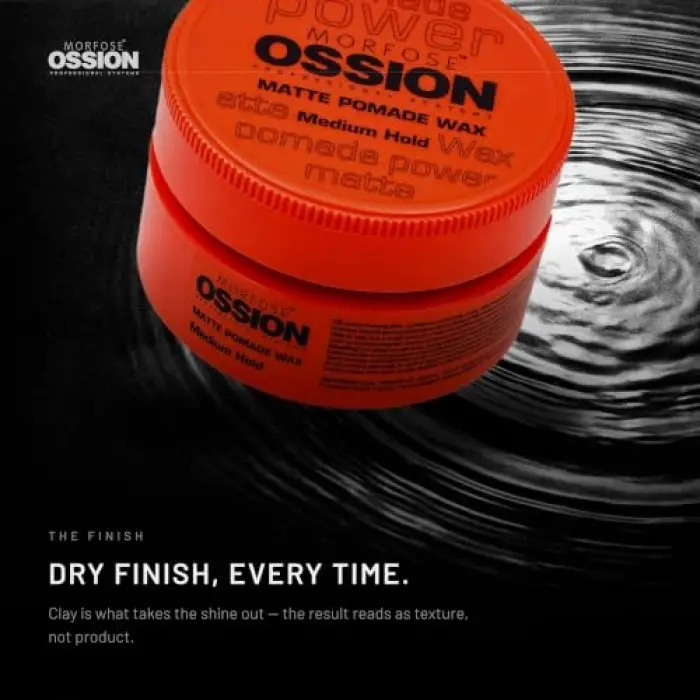Medium Hold Pomade Krem Mat Wax 100 ml