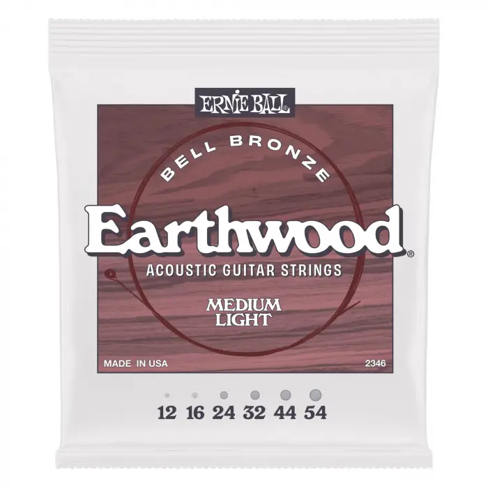 Medium Light Earthwood Bell Bronz Gitar Telleri Western Gitar 12-54
