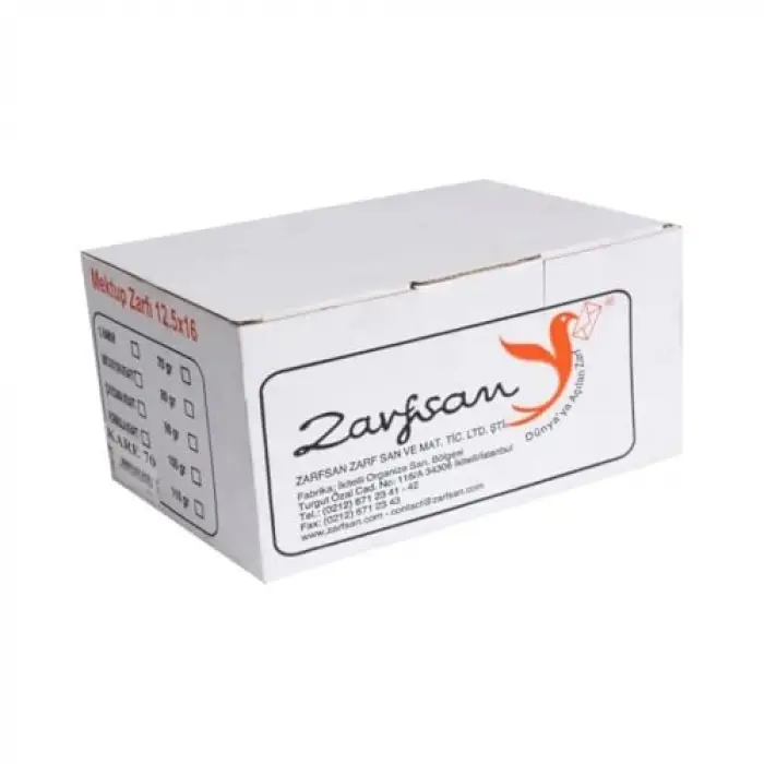 Mektup Zarfı 1.hamur 70gr 500lü