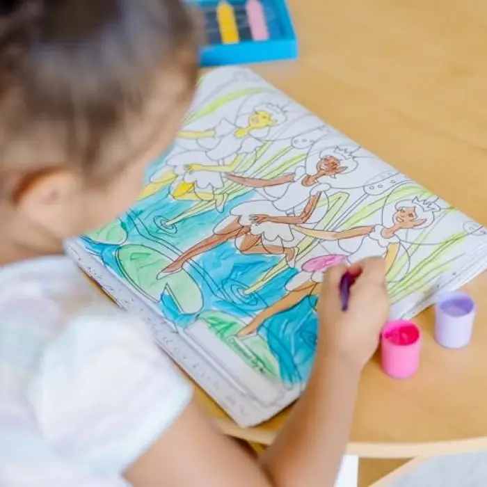 Melissa & Doug - Dev Boyama Kitabı, Pembe (14225)