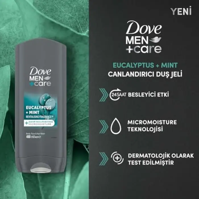 Men Care Eucalyptus Mint Duş Jeli 400 Mililitre