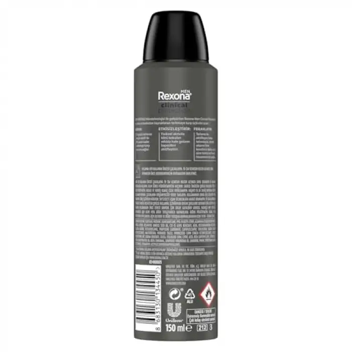 Men Clinical Protection Invisible Sprey Deodorant 150 Ml