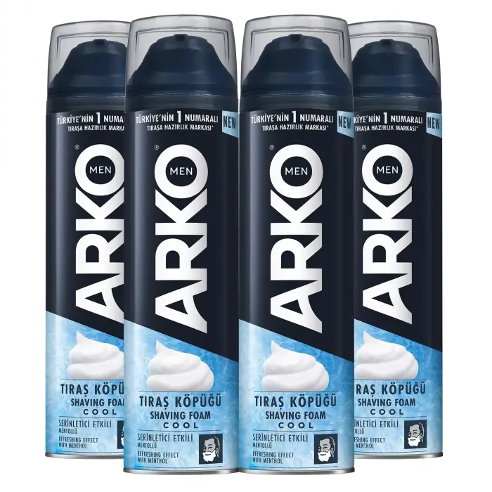 Men Cool Tıraş Köpüğü 4x200 Ml