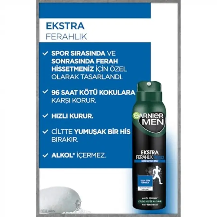 Men Ekstra Ferahlık Sprey Deodorant