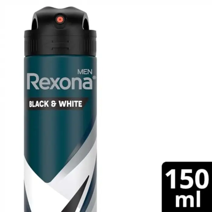 Men Erkek Sprey Deodorant Invisible Black & White 150 ml