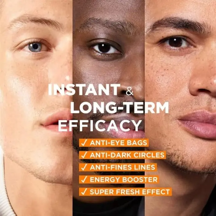 Men Expert Hydra Energetic Eye Roll-On, C Vitamini ile, 10 ml