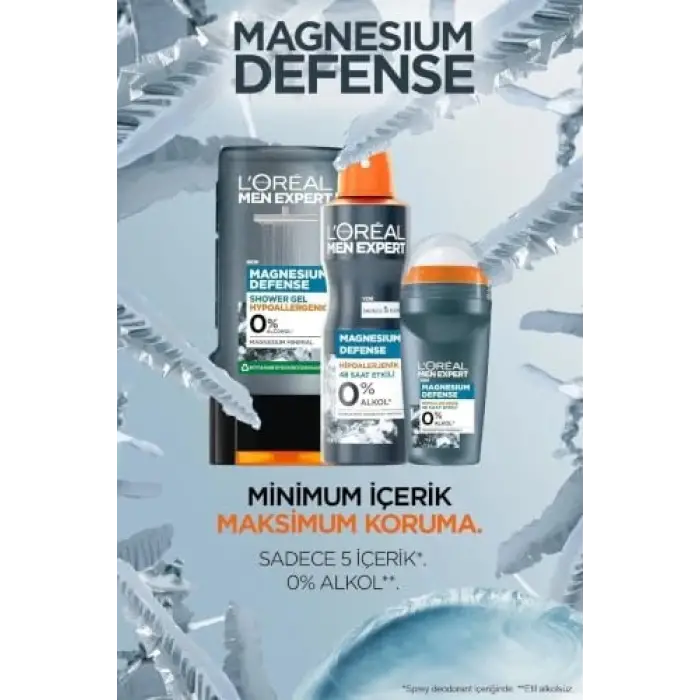 Men Expert Magnesium Defense Roll-On Deodorant 50 ml