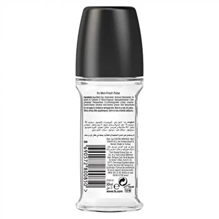 Men Fresh Pulse Terleme Karşıtı Roll-On 50 ml Erkek 1 Adet