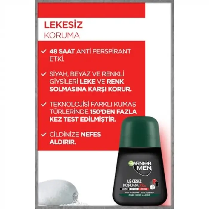 Men Lekesiz Koruma Roll-On Deodorant