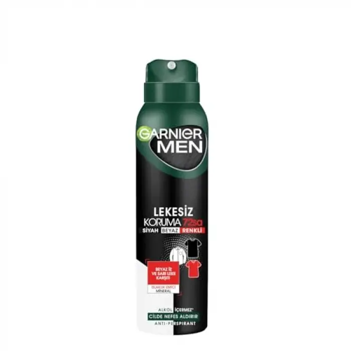 Men Lekesiz Koruma Sprey Deodorant