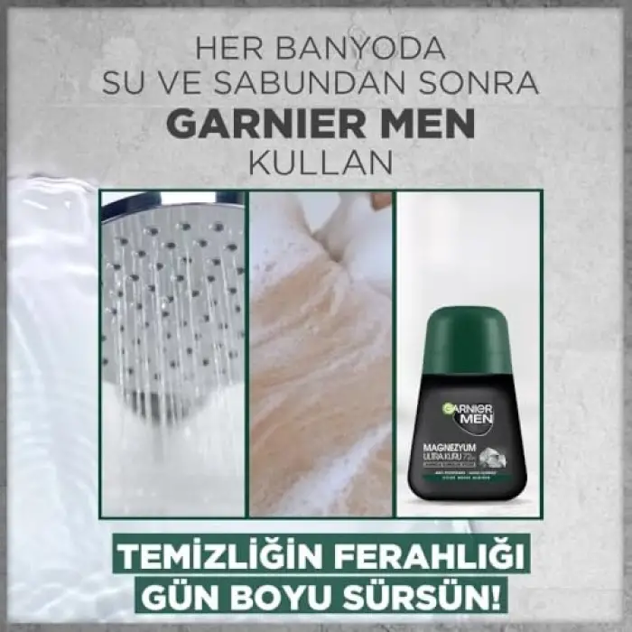 Men Magnezyum Ultra Kuru Roll-On Deodorant