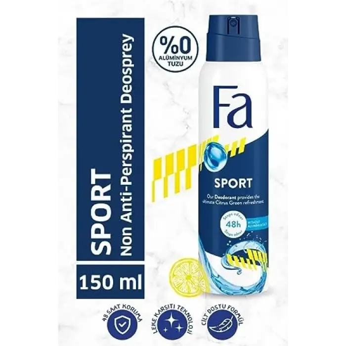 Men Sport 150 ml Turunçgil Aromalı Erkek Deosprey