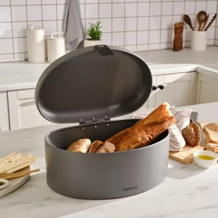 Mensa Ekmek Kutusu Gri