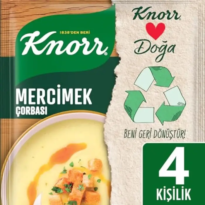 Mercimek çorbası, 76 g