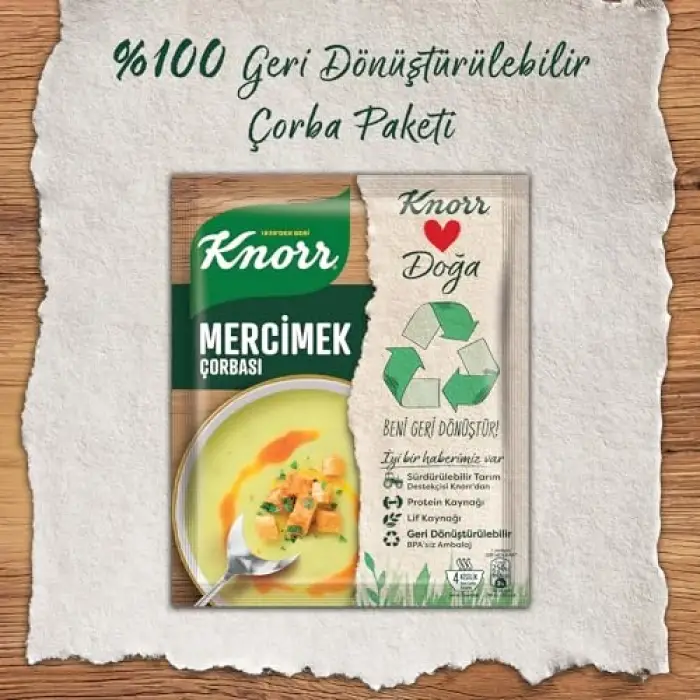 Mercimek çorbası, 76 g