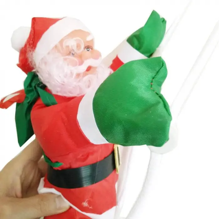Merdivene Tırmanan Noel Baba Dekoru - 57 cm