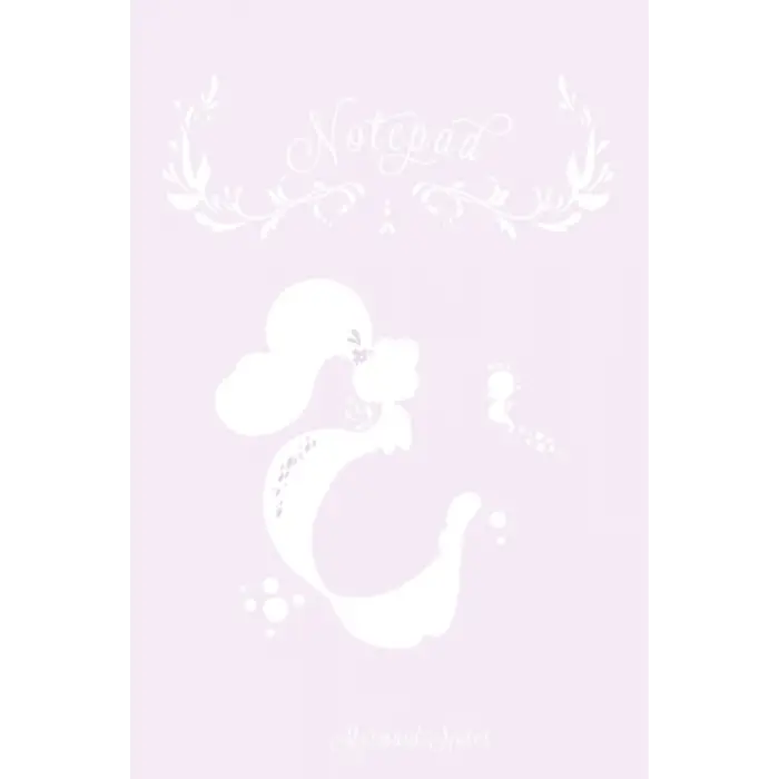 Mermaid Notepad: Mini Mermaid Purple Notepad
