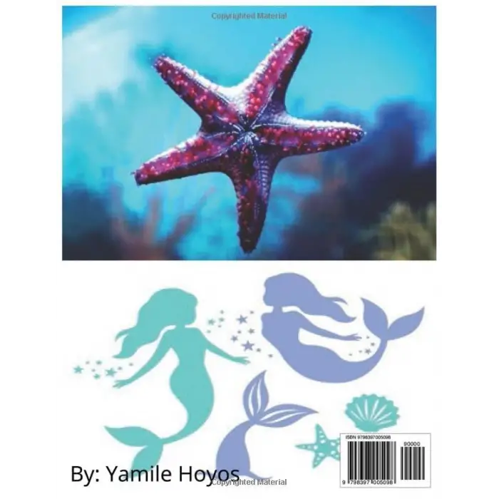 Mermaid Sea coloring book & Journal