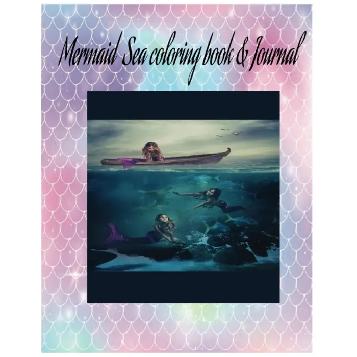 Mermaid Sea coloring book & Journal