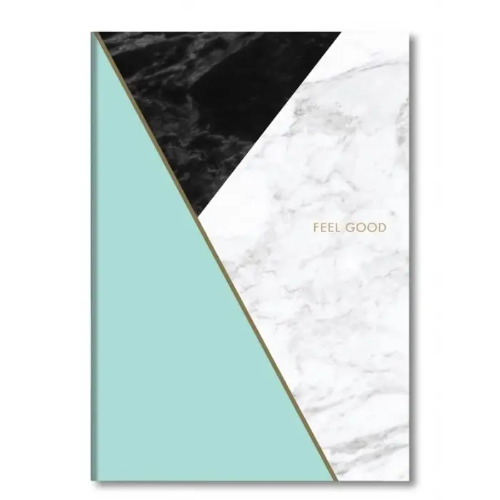 Mermer Defter Çizgili Mint 17x24cm
