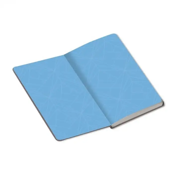 Mermer Defter Çizgili Siyah 17x24 cm
