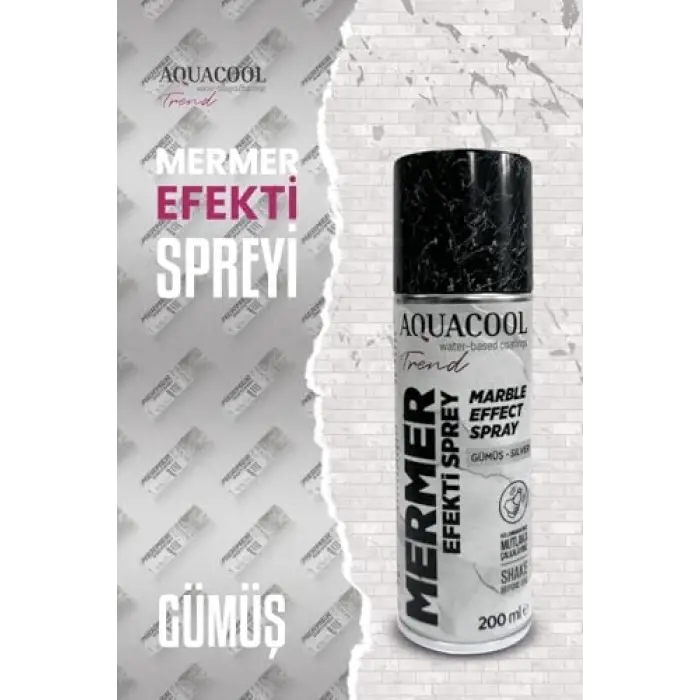 Mermer Efekt Spreyi 200Ml Siyah