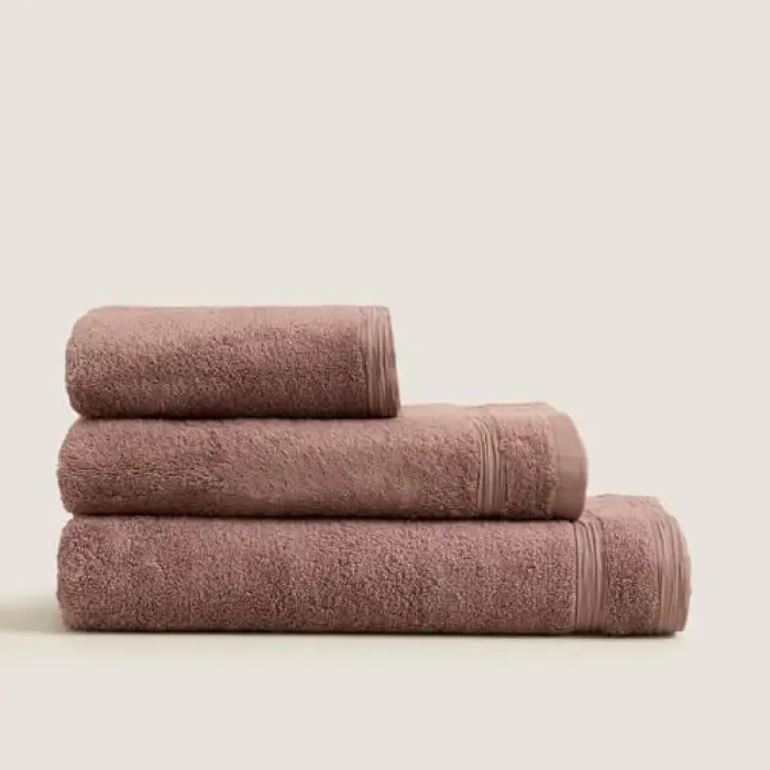 Merta Bambu Banyo Havlusu 85X150 Cm Küllü Gül