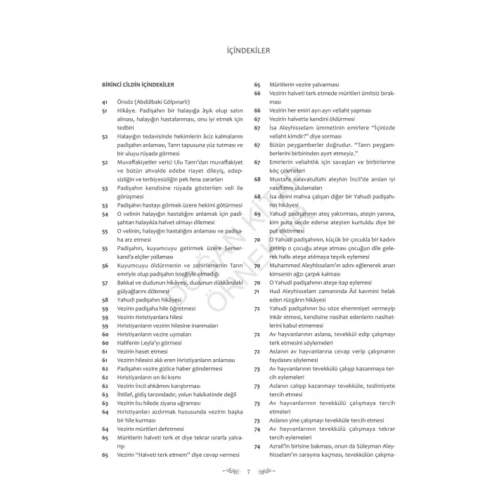 Mesnevi Ciltli Kitap