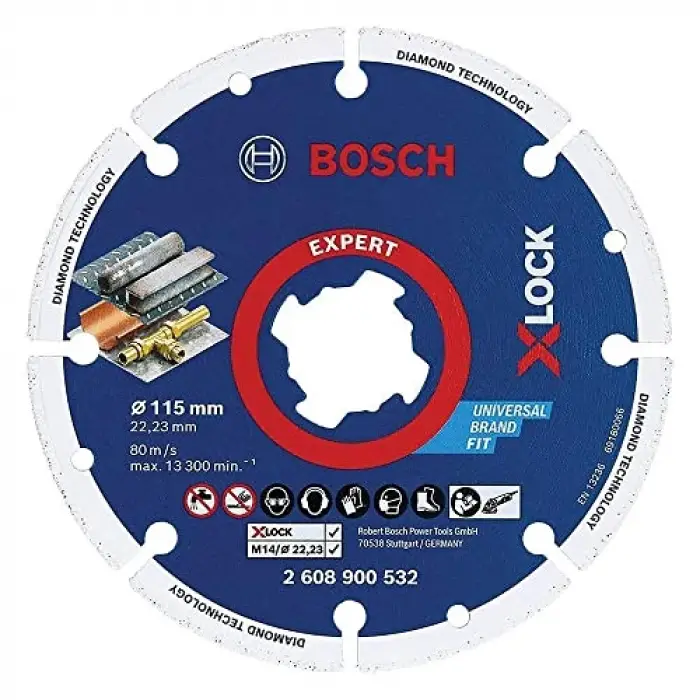 Metal 115 MM 2608900532 Elmas Disk X-Lock