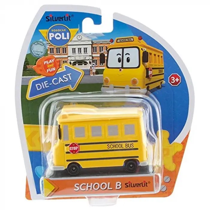 Metal Araç School B Figür