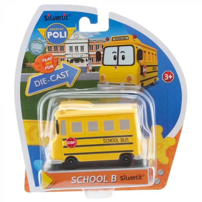 Metal Araç School B Figür